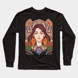 Art Nouveau Long Sleeve T-Shirt